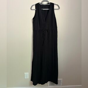 Emerson Fry Black Tencel Midi Dress Size 6